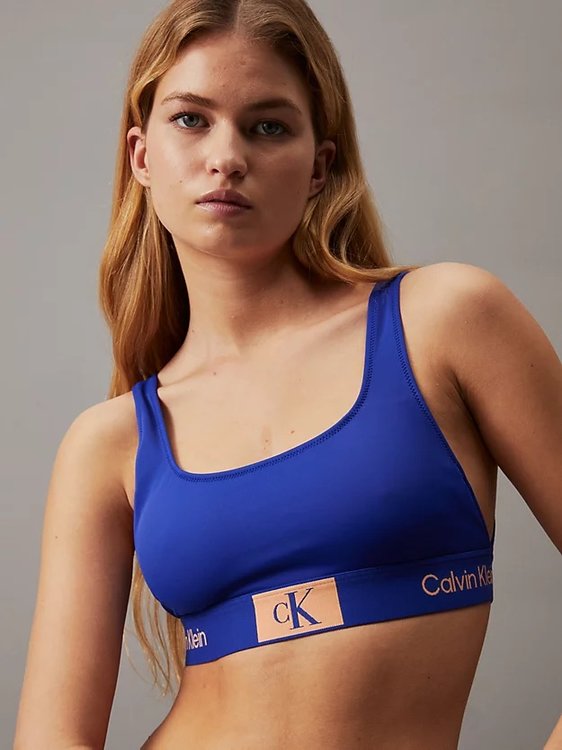 KW0KW02354-C7N plavky BRALETTE-RP Modrá barva Ženy