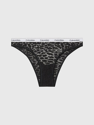 Calvin Klein Underwear – Lace brazilky, Černá barva