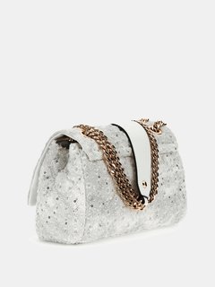 Luxusní Rianee Quilt crossbody, Bílá, Krémová barva, -