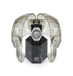 Luxusní $KELETON ROYAL hodinky, Černá, Stříbrná barva, UNI