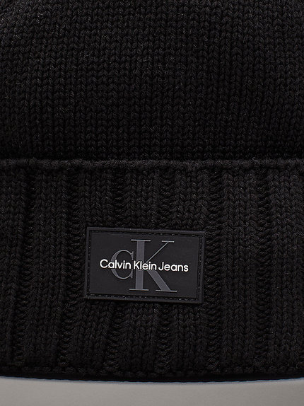 Módní Mono Logo čepice, Černá barva, 2024