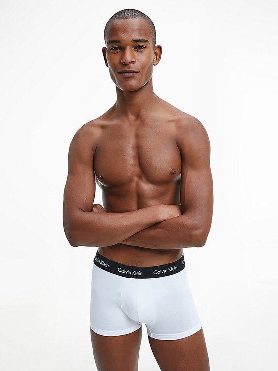 Boxerky 3ks – Calvin Klein Underwear, Bílá barva Muži, Muži