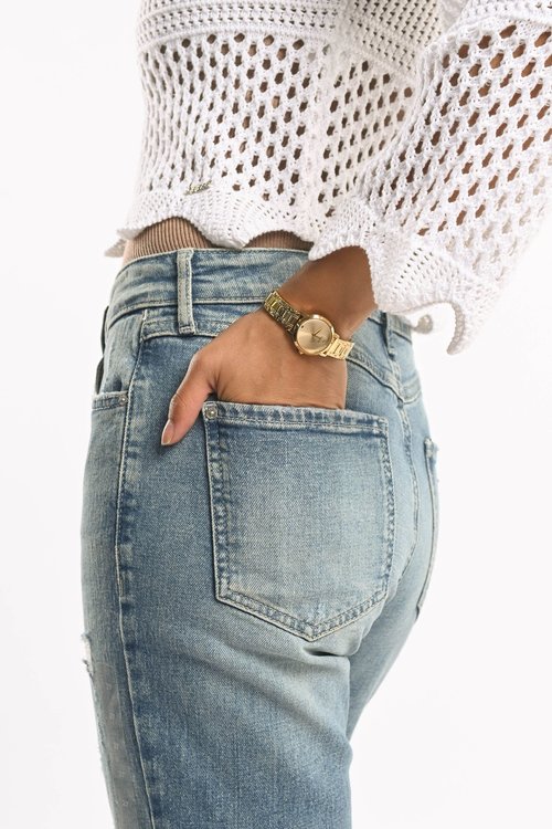 Guess – Hodinky Mini Nova, Zlatá barva 1