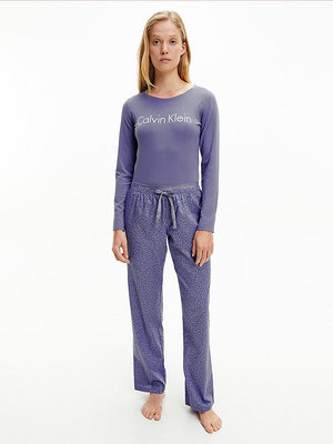 Módní Pyžamový set, Fialová barva, 2021