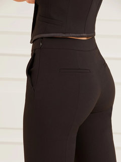 Luxusní Brigitte kalhoty, Černá barva, 38(XS), 40(S), 42(M), 44(L), 46(XL)