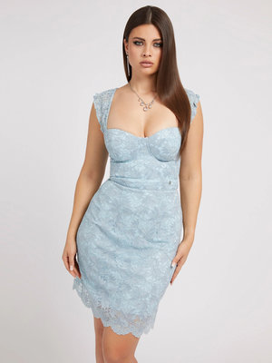 Módní Christel šaty, Modrá barva, 2022