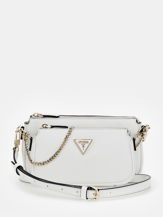 GUESS – Noelle crossbody, Bílá barva