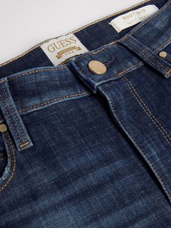 GUESS, Modrá barva Sexy Boot jeany