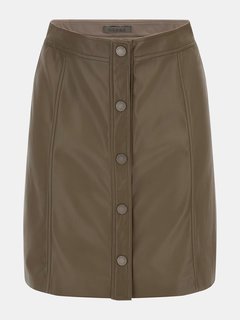 Carola sukně Khaki barva Ženy