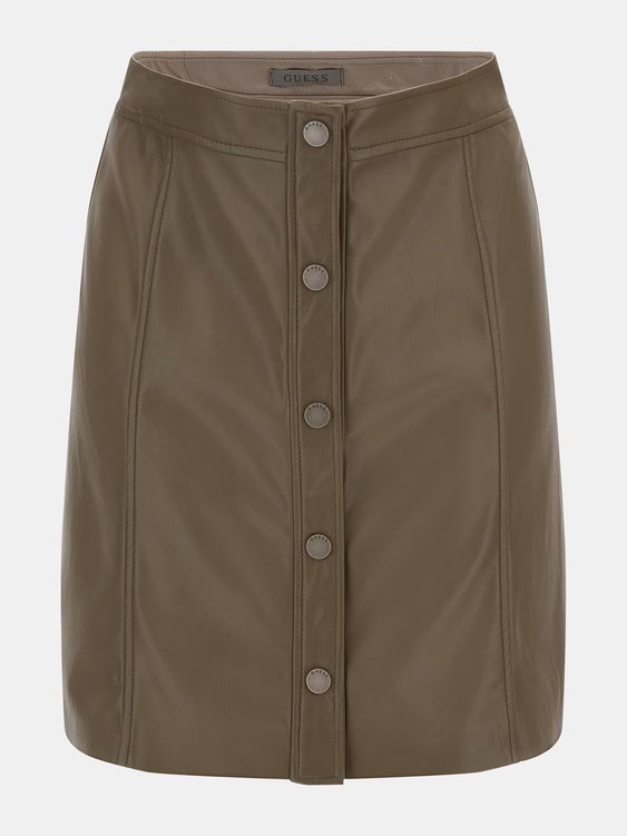 Carola sukně Khaki barva Ženy