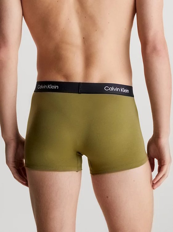 Módní CK 96 Cotton boxery 3ks, Černá, Zelená barva, 2023