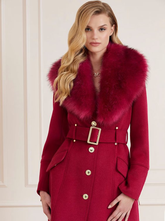 Luxusní Alice kabát, Červená barva, 38, 40, 42, 44