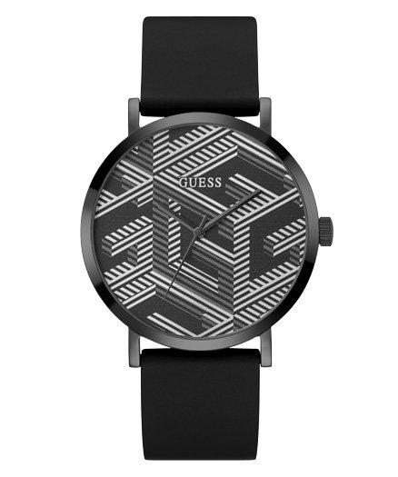 GUESS – G-Bossed hodinky, Černá barva