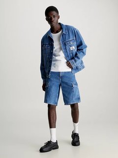 Calvin Klein Jeans, Modrá barva 90'S Loose Denim šortky