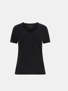 Slubby triko Černá barva Ženy