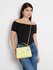 Assia Convertible crossbody – GUESS, Žlutá barva Ženy