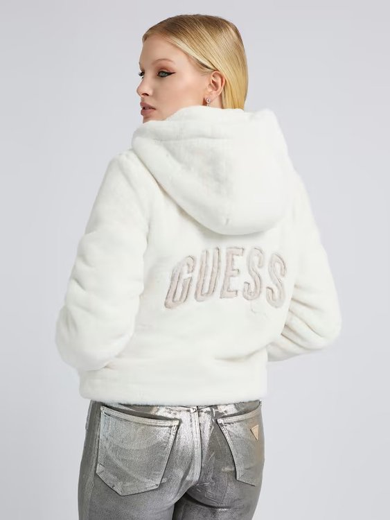 Theoline bunda – Guess, Krémová barva Ženy