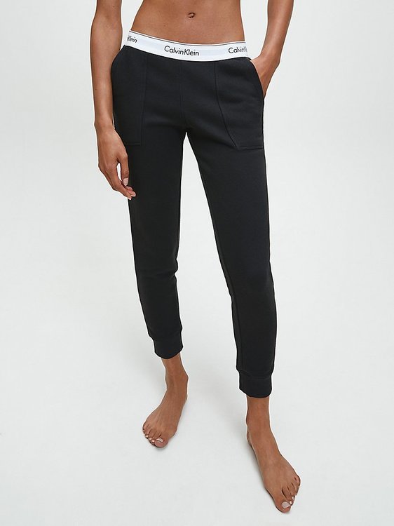 Calvin Klein Underwear – Tepláky Modern Cotton, Černá barva