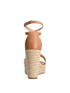 Módní Wendy espadrilky, Béžová barva, 2022