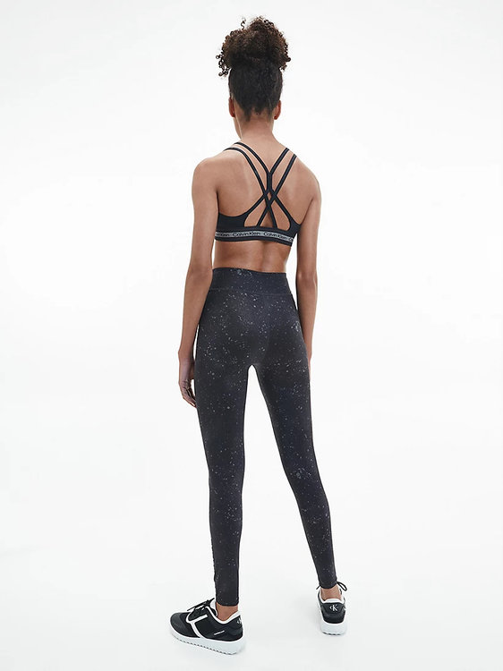 Luxusní WO sportovní podprsenka, Černá barva, XS, S, M, L