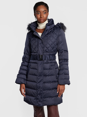 Lolie bunda – GUESS, Modrá, Navy barva Ženy