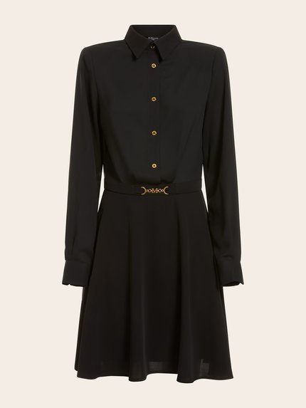 Módní Lillibeth šaty, Černá barva, 2022