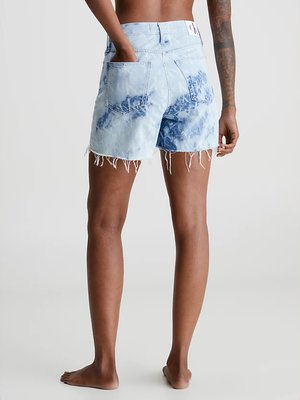 Mom kraťasy – Calvin Klein Jeans, Modrá barva Ženy