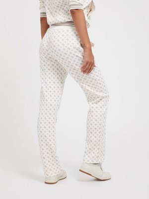 Aggie tepláky – GUESS, Bílá barva Ženy