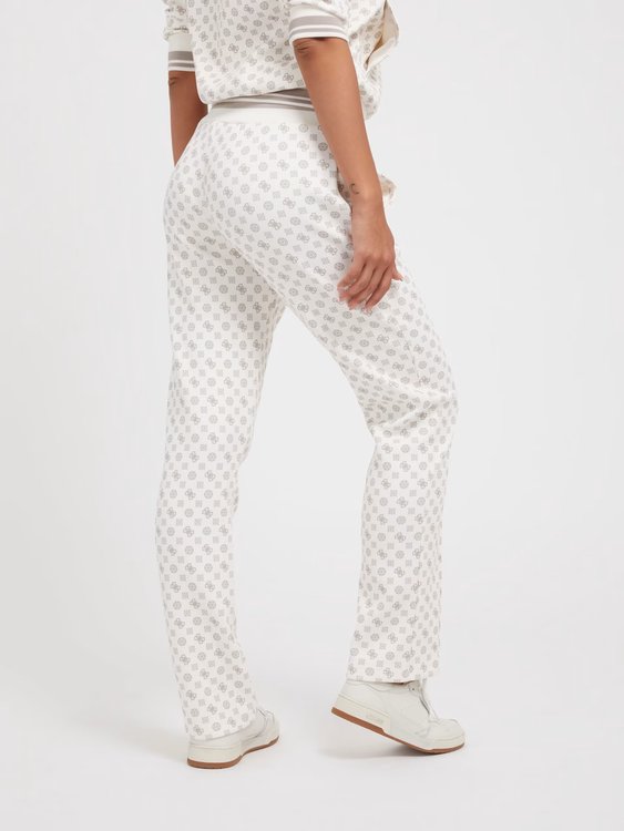 Aggie tepláky – GUESS, Bílá barva Ženy