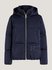 Sateen Hooded bunda Navy barva Ženy