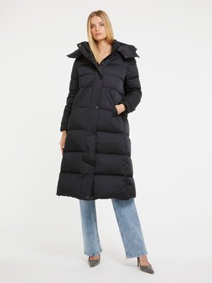 Ines Long Down kabát – GUESS, Černá barva Ženy