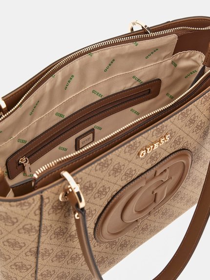 Módní Eco Mietta Noel velká kabelka, Béžová barva, 2024