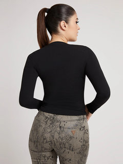 Front logo tričko Černá barva Ženy