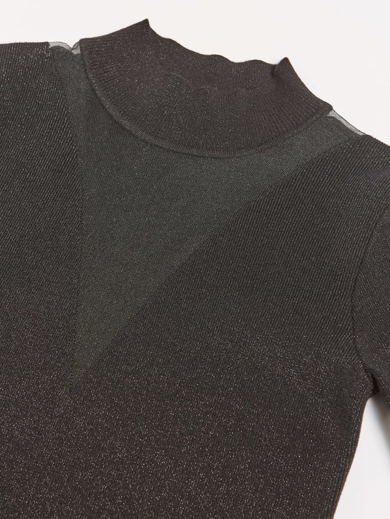 Luxusní Denise šaty, Černá barva, XS, S, M, L 1