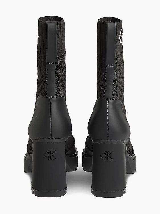 Luxusní Platform kotníkové boty, Černá barva, 37, 38, 39, 40