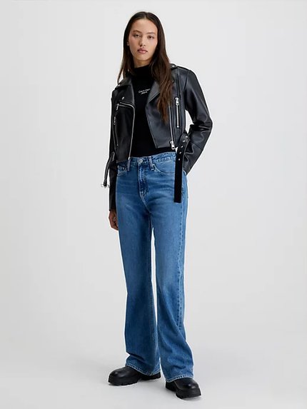 Módní J20J220507-BEH bunda kůže, 2023