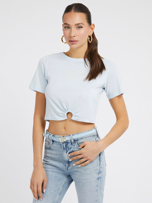 GUESS – Piercing triko, Modrá barva