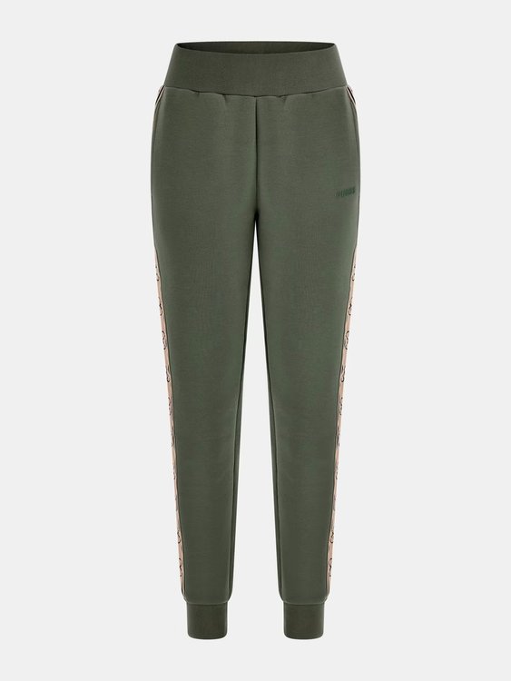 Luxusní Britney tepláky, Zelená barva, XS, S, M, L