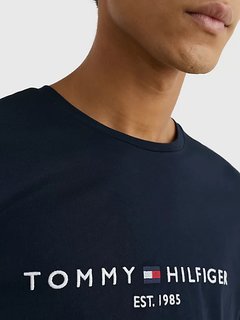 Luxusní Core Tommy Logo triko, Navy barva, XL