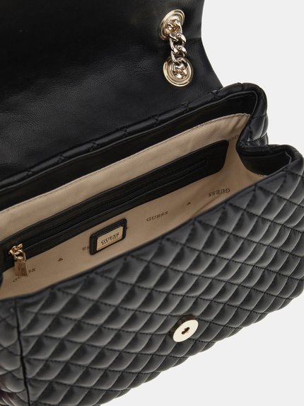 Módní Rianee Quilt crossbody, Černá barva, 2024