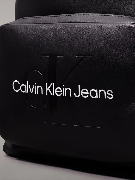 Luxusní Sculpted Campus batoh, Černá barva, OS