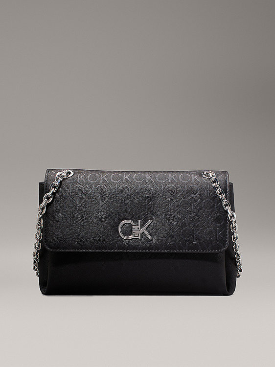 Calvin Klein Jeans – Re-Lock Conv crossbody, Černá barva