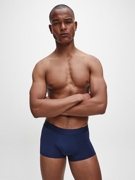 Boxerky – Calvin Klein Underwear, Modrá barva Muži