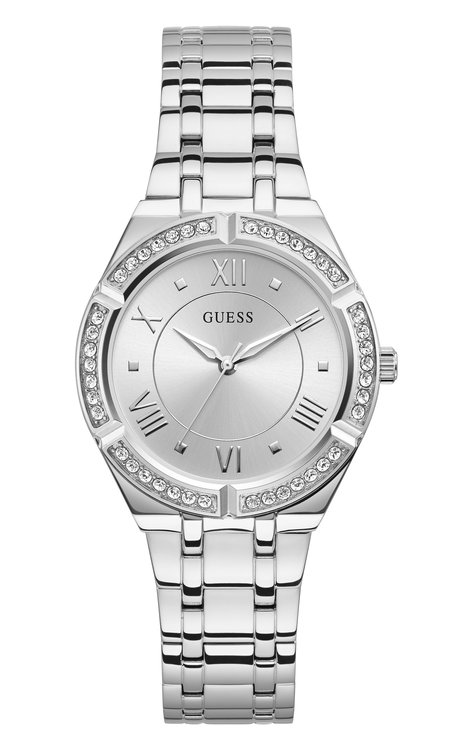 Guess – Hodinky Cosmo, Stříbrná barva