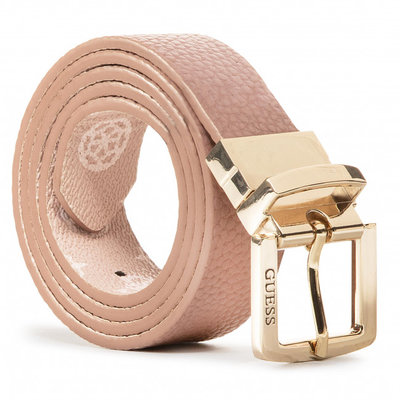 Guess – Uptown Chic 4G pásek, Béžová, Růžová barva