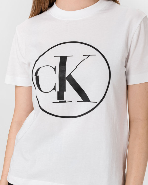 Triko – Calvin Klein Jeans, Bílá barva Ženy, Ženy