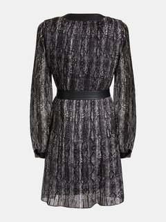 Dana šaty Černá, Šedá barva Ženy