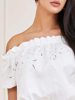 Paradiso top Krémová barva Ženy