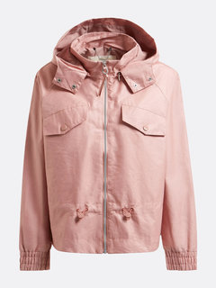 Luxusní Agathe bunda, Růžová barva, XS, S, M