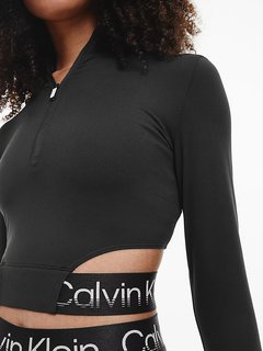 Luxusní Zip top, Černá barva, S